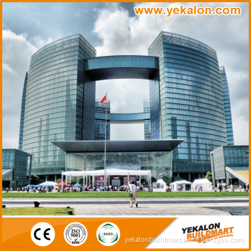 Yekalon Energy Saving and Heat Insulated Double skin Glass Curtain Wall with Good Ventilation